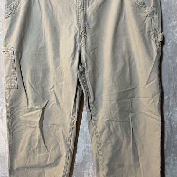 Carhartt Cargo Carpenter Pants B151 TAN Original Dungaree Fit Mens 44/30 - Picture 3 of 16